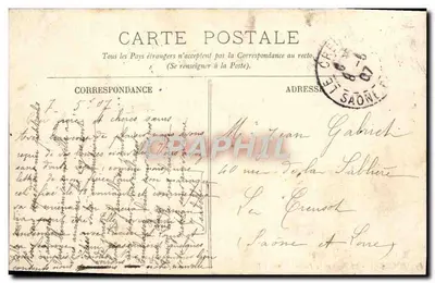 Bourges - O Ponte e a Rua d'Auron — LL. n°87 — Verso