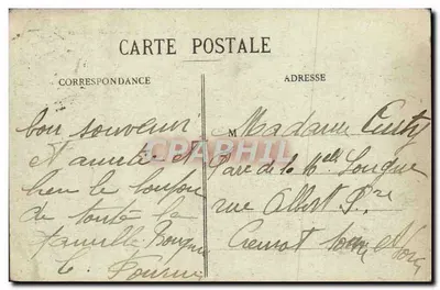 Bourges - Plac Gordaine - Stare Domki — Rewers