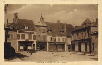 Sancoins (Cher) — Praça do Comércio — Editor Éd. Toulouseau
