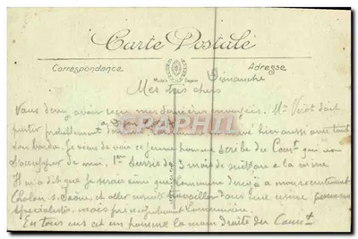 Bourges — Widok z lotu na Kaszernę Condé — LL — Rewers