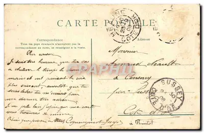 Hôtel Dieu, A Grande Sala — Beaune — Ronco Frères, editores, Beaune - Depositado — Verso