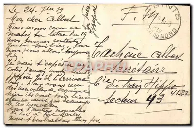 O Quai de Courcy — Binic — A Bretanha Pitoresca — A.W. 3756 — Verso