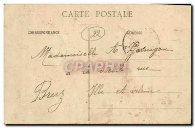 Kap Frehel (C.-du-N.) — farb w pierwszej kategorii — J. Rouxel, Dinan — Rewers
