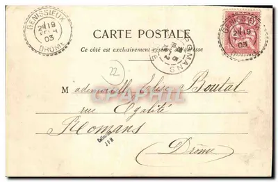 De pittoreske Bretagne — Dinan — Uitgever A. Waron, St-Brieuc — Achterkant