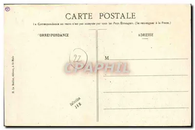 Brzegi Rancy — Wyruszanie statku z Saint-Malo — H. Le Maillo, wydawca w Saint-Malo, n° 1359 — Rewers