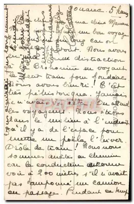 Gouarec - A Igreja - Ponte sobre o Blâvel — A.W. - 4471 — Verso