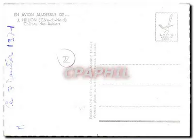 Castelo dos Aubiers — Hillion (Côte-du-Nord) — Edição LAPIE — Verso
