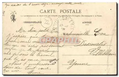 Ile Illiec (C.-du-N.) — L'Habitation du Maestro Ambroise Thomas — Éditeur : Collection E. Hamonic, n° 504 — Verso