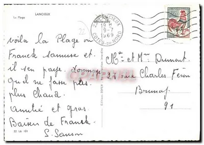 Praia de Lancieux — Clube dos Pirgouins — Éditions du Word — Verso