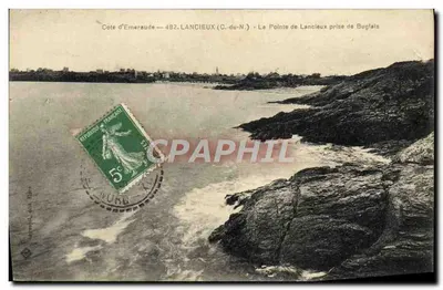 Côte d'Émeraude — 482. LANCIEUX (C.-du-N.) — A Ponta de Lancieux tirada de Buglais