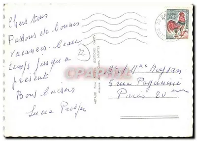 Paisajes y monumentos de Plounevez-Quintin — Recuerdo — Ediciones Gaby, Nantes — Reverso