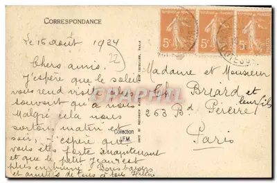 Saint-Michel-en-Grève (C.-du-N.) — O Bourg e a Praia — ND — Verso