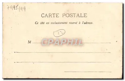 Trégastel - O Calvário — editor A. Waron, St-Brieuc, n° 130 — Verso