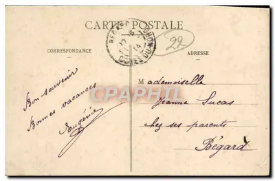 Tréguier (C.-du-N.) — A Catedral concluída no século XV — editor H. Leclerc — Verso