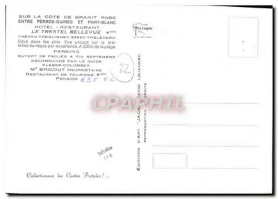 Le Trestel — Bellevue — Wydawnictwo Artystyczne Bretanii — Rewers