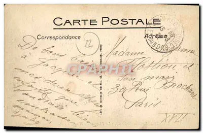 TRESTRAOU (Côtes-du-Nord) — La Plage et les Hôtels — éditeur ND, n° 870 — Verso