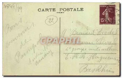 Paimpol - Pomnik żołnierzy z wojny — (M. Vermard, sculp.) — Rewers