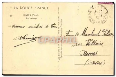 Roma — Coliseu — Les Éditions d'Art Vignier, Nîmes — Verso
