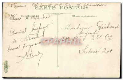 O Pont du Gard — Ruínas romanas — Editor não identificado, n° de série 61 — Verso