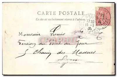 Nîmes — Boulevard Gambetta — editor F. Chalon-s-Saône, n° 222 — Verso