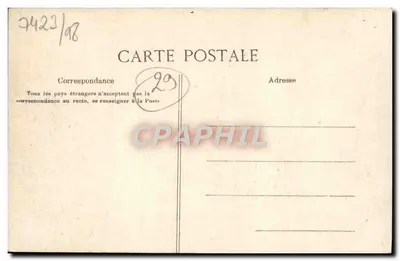 Penmarc'h — Skala Świętego Guénolé, gdzie 8 października 1870 r. zniknęły pięć ofiar — kolekcja Vialaen, Quimper — Rewers