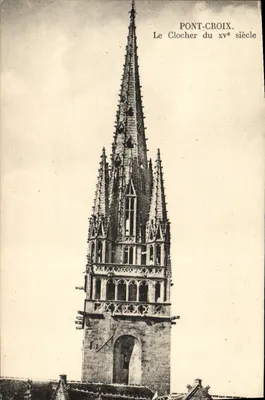 Pont-Croix — A Torre da Sé do século XV