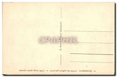 Quimperlé - Krypta Kościoła Ste-Croix — Krypta Kościoła Świętego Krzyża — Rewers