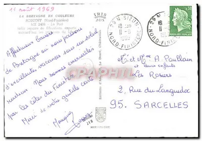 Roscoff — Port z łodziami — Wydawnictwo JEM — Rewers