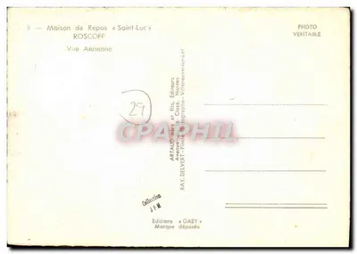 Dom odpoczynku « Saint-Luc » — Roscoff — Wydawca ARFAUD & Fils, Nantes — Rewers