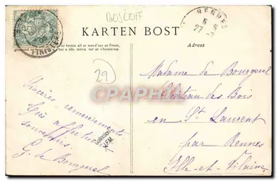 Roscovite — Ritorno dai campi — Collezione Villain, Quimper, n°1279 — Verso