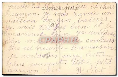 Roscoff (Finistère) — O Novo Porto e os Hotéis — Editor não identificado, n° 73 — Verso
