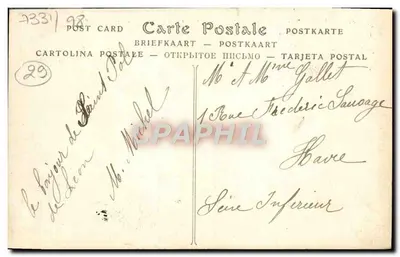 SAINT-POL-DE-LÉON (Finistère) — Ogólny widok, strona południowa, zdjęcie z Creisker — Rewers