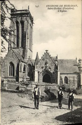 Saint-Herbot (Finistère) — A Igreja — Editor: E. Crétet, Suc. em Paris