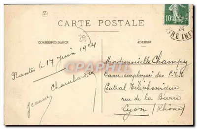 Locronan - A Pedra Sagrada dos Druidas, trazendo alegria da maternidade às mulheres estéreis — A. Duclos, Bois-Fleuri, em Nantes — Verso