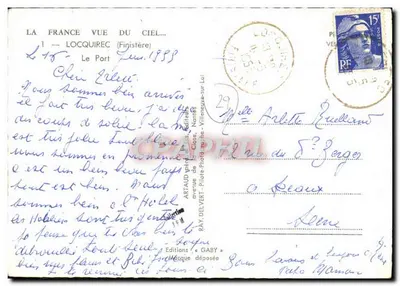 Locquirec (Finistère) — Port — Wydawca Gaby — Rewers