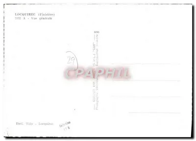 Locquirec (Finistère) — Vista geral — Tilly — Verso