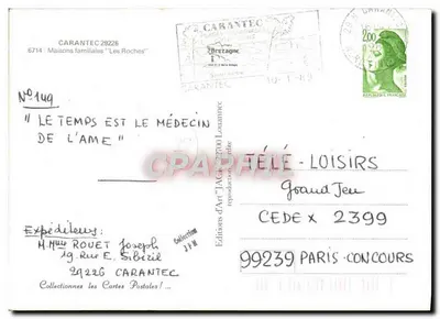 Dom rodziny 'Les Roches' — Carantec — Wydawnictwo Sztuki 'JAC' — Rewers