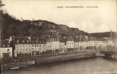 Châteaulin — Quai Carnot — Le Doare, fot. Châteaulin