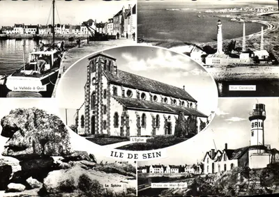 Ilha de Sein — Vista Geral — Editor ARTAUD & FILS, NANTES