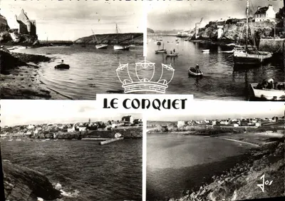 Le Conquet — porto e praia — Éditions d'Art JOS