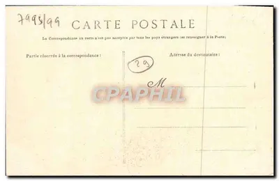 Beg-Meil — Vista Geral da Ponta — Coleção Villard, Quimper — Verso
