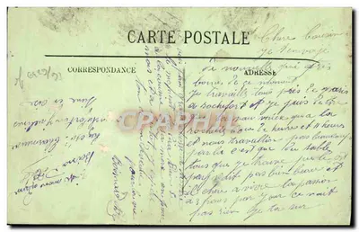 Chartres — Katedra widziana z Place Châtelet — wydawca nieznany, n°4 — Rewers