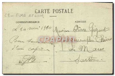 Chartres (E.-et-L.) - Portal Guillaume — wydawca Ch. Ponceault, seria 239 — Rewers