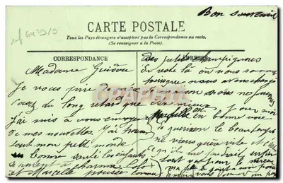 Chartres — Statua Noela Ballaya — LL. — Rewers