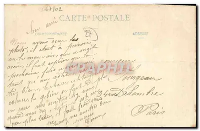 Touffreville (Eure) - Vieja iglesia del Plessis — Fot. A. Lavergne, Vernon — Reverso