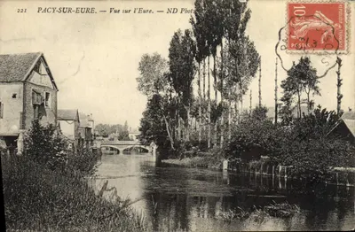 Pacy-sur-Eure — Vista sobre a Eure — ND Photo