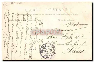 PONT-AUDEMER — Rue de la République — fotografie Le Moigne — Rewers