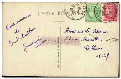 Pont-Authou — Der Denkmal — Edition Vétu — Rückseite