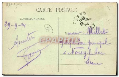 Pressagny-l'Orgueilleux (Eure) - Zamek — Wydawca A. Latarpès, Néroux — Rewers