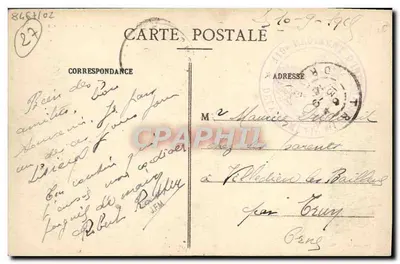 Le Neubourg - Katedra i Plac - wyd. Dumont, Le Neubourg — Rewers